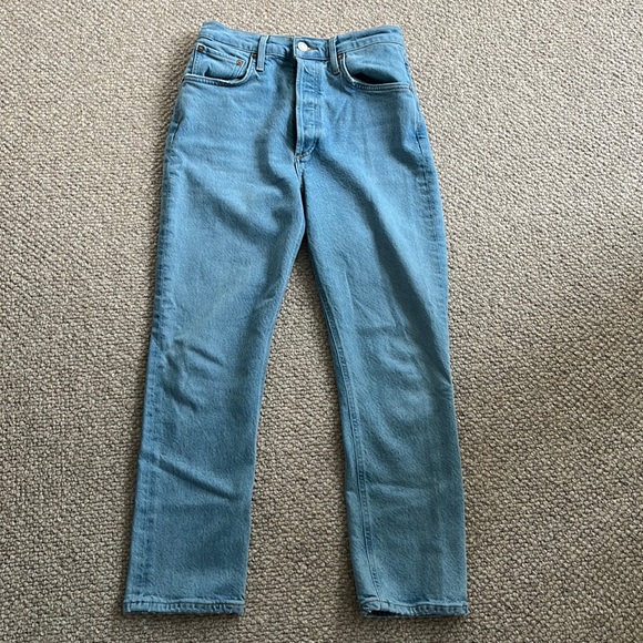 Agolde Riley High Rise Crop - Picture 3 of 7